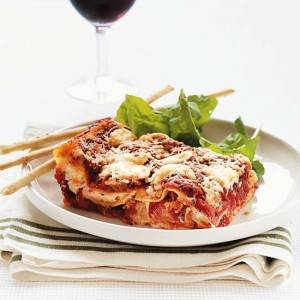 Roasted Red Pepper Lasagna