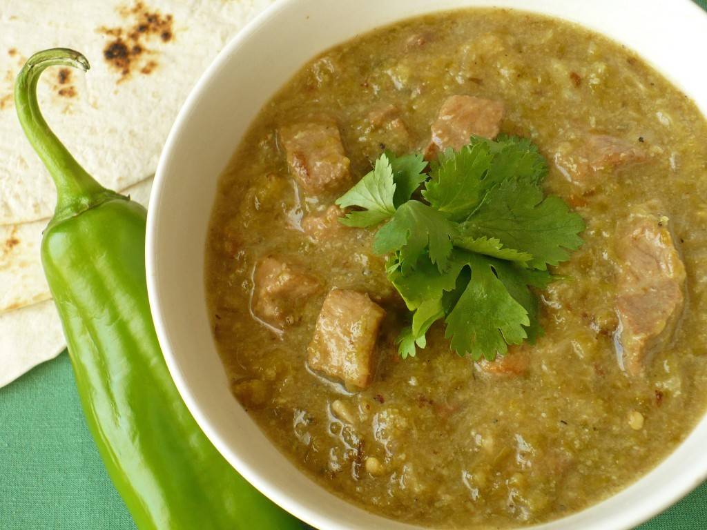 Green Chilie Stew With Cilantro 1 1024x768 