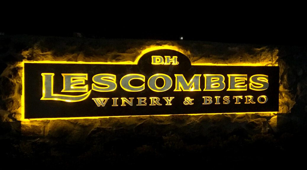St. Clair Winery & Bistro is now D.H. Lescombes Winery & Bistro